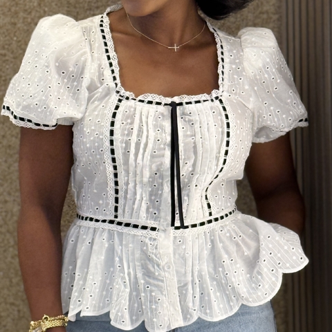 Blusa Diovan Off White - comprar online