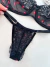 Conjunto Poá - preto - Lince Intimates