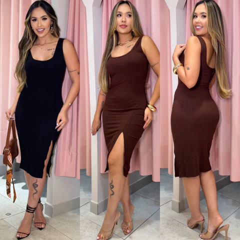 Vestido Mídi Bela Groovy - comprar online