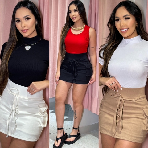 Saia com Short Chloe Cargo Groovy Forever - comprar online