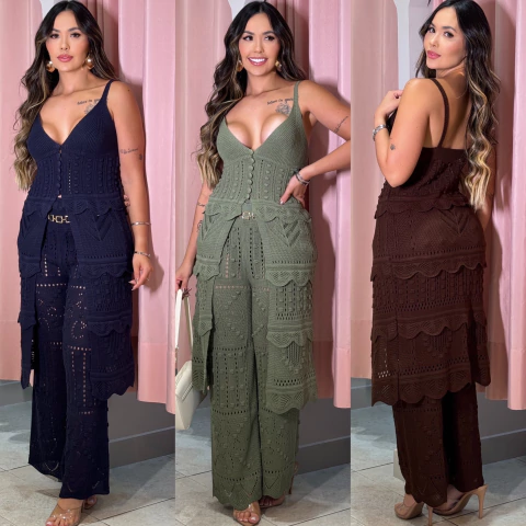 Conjunto Scarlet em Tricô - comprar online