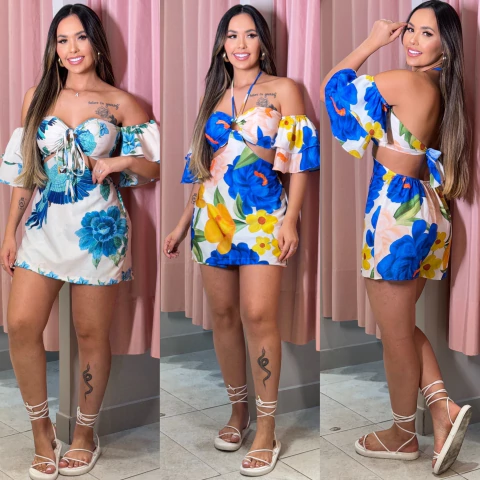 Conjunto Macaquinho Selena - comprar online