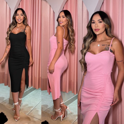 Vestido Lorrane Mídi Groovy - comprar online