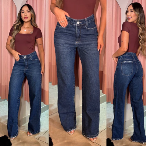Calça Jeans Wide Leg - comprar online