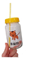 15 Frascos Tigre Con Nombre Tapa Sorbete Personalizados