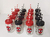 25 Frascos Vasos Souvenirs Hombre Araña Con Tapa Y Sorbetes