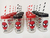 5 Frascos Vasos Souvenirs Hombre Araña Tapa Sorbetes Spider - Tienda Flor Creaciones