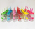 13 Frascos Flamencos Colores Vasos Souvenirs Tapa Sorbetes - comprar online
