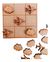 10 Tateti 8x8 Avion Nube Souvenirs Fibrofacil Mdf
