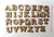 Imagen de 100 Letras Mdf Fibrofacil Alto 6cm Abecedario Letras Numeros
