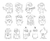 27 Personajes Minions 5cm Fibrofacil Mdf Souvenirs en internet