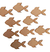 20 Peces Pez 5cm Fibrofacil Mdf 3mm Decoración