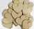 10 Corazones 10cm Fibrofacil Con 2 Agujeritos Para Pintar