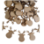 20 Renos Cabeza Fibrofacil Mdf 5cm Pintar Souvenirs Navidad