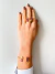 BRACELETE FOLHEADO A OURO LINEA RODONITA - loja online