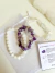 KIT DE PULSEIRAS CONEXÃO ESPIRITUAL - Ametista, Quartzo Cristal e Selenita - Amadre Cristais | semijoias com pedras naturais