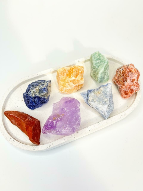 KIT PEDRAS 7 CHAKRAS - Equilíbrio e Harmonia dos Chakras
