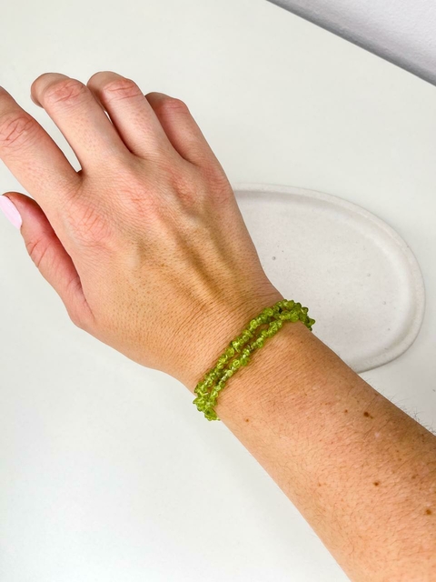 PULSEIRA DE CASCALHO PERIDOTO