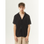 Camisa M/C Lino Malinas -Negro- en internet