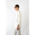 Camisa Lino Pienza Cuello Mao -Blanco-