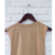 Musculosa Oversize Berlin -Camel- - comprar online