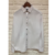 Camisa Poplin -Blanco Botones Negro- - MUTE