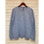 Sweater Tejido Calado - Celeste - en internet