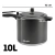 Panela de Pressão 10 L Preta Craqueada - comprar online