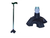 Baston Aluminio Regulable Ortopedico Con Base Ancha Apoyo