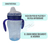 Imagen de Vaso Para Bebe Valvula Antiderrame Con Asas Infantil Vaita