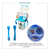 Imagen de Kit Minnie Mickey Plato Termico Cubierto Vaso Antiderrame Na