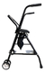 Andador Plegable Asiento Regulable Ruedas Respaldo De Apoyo - comprar online