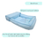Colchon Flotador Para Bañeras Para Bebe Antidelizante Dymmy - comprar online