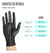 Imagen de Guantes De Nitrilo Descartables Reforzados X10 Cajas De 100u