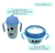 Imagen de Combo Bebe Vaso Antiderrame + Cerealera Disney Minnie Mickey