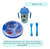 Combo Minnie Mickey Bebe Plato Termico Cubierto Vaso Natelle - Fix Salud - Que nada te detenga