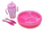 Imagen de Set Combo Bebe Plato Térmico Antideslizante Cubierto Vaso