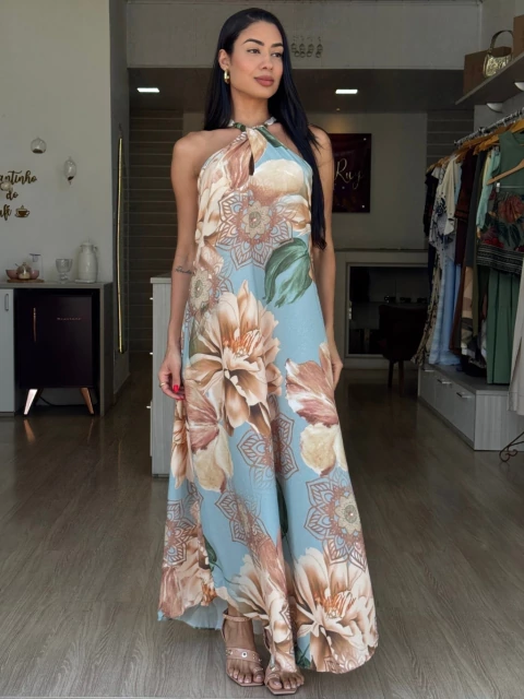 Vestido Marci Bromélias - comprar online