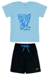Conjunto Verão Masculino Foguete Marinho