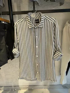 CAMISA DE LINO RAYADA (C030) - comprar online