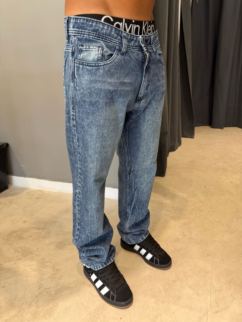 PANTALON STRAIGHT AZUL (P046) - comprar online