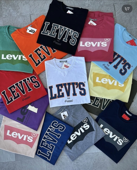 REMERA LEVIS ESTAMPADA BASICA (R041)