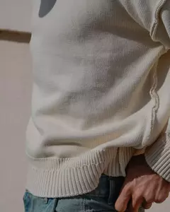 SWEATER FLAP CRUDO (SW009) - Setai