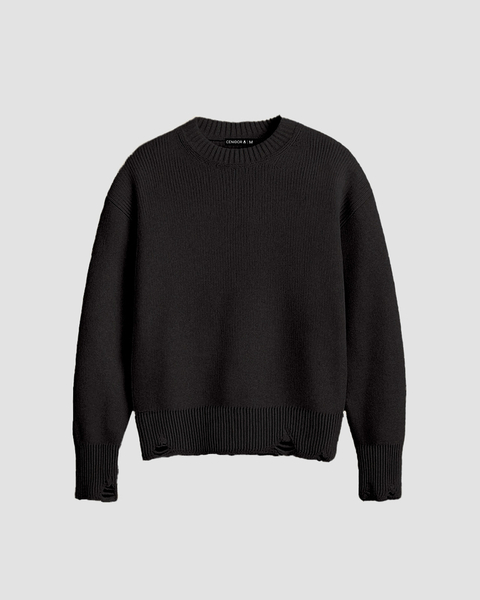 SWEATER HOOK BLACK (SW014) - comprar online