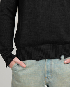 SWEATER HOOK BLACK (SW014) - Setai