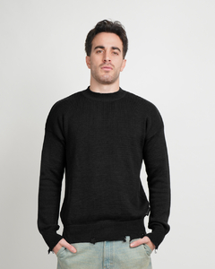 SWEATER HOOK BLACK (SW014) - tienda online