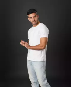 REMERA BLANCA CLASICA (R048) - comprar online