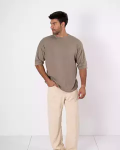 Imagen de REMERA TEJIDA SPOT MARRON (R184)