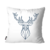Kit 4 Capas para Almofadas Good Vibes Branco e Azul 45cm x 45cm - Edromania | Edredom, Toalhas De Mesa, Toalha De Banho, Jogo De Cama Infantil