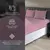 Jogo de Cama King 3 pçs Malha 100% Algodão Elegance